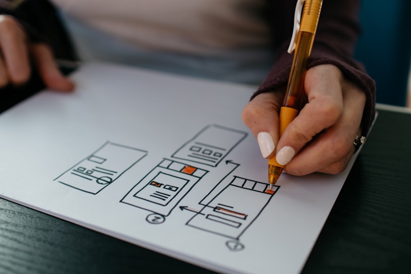 Graphic Design on Tablet